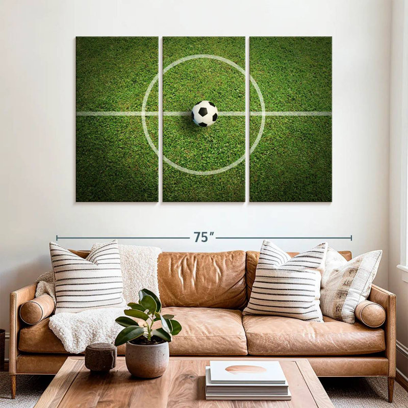 Ballon de football Sireci sur la ligne, H 42 po x l 65 po