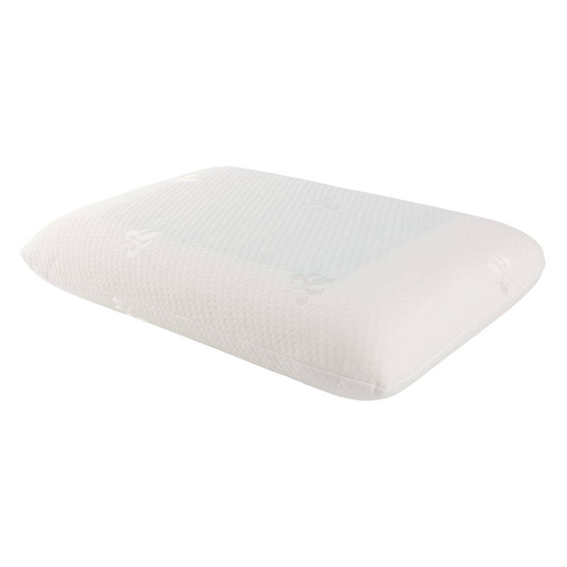 Remedy Cooling Gel Memory Foam Pillow - Reversible Bed Pillow with Medium Firm Memory Foam and Cooling Gel, Removable and Machine Washable Cover - Support for Back and Side Sleepers