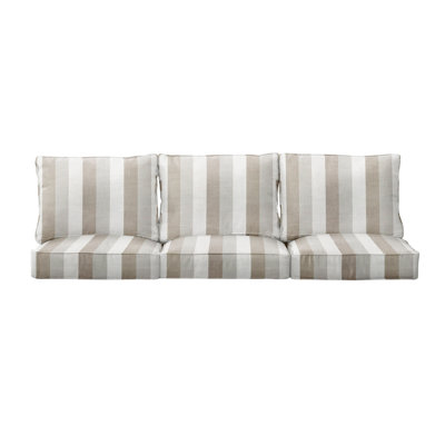 Striped Outdoor Sofa