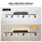 Black/Gold LED Adjustable Fixed Track Lighting Head