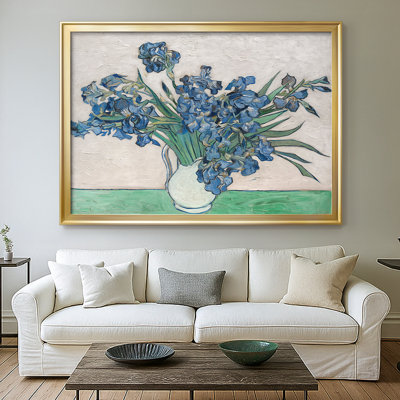 Irises-Vincent van Gogh-Framed Gallery Wrapped Canvas-1890