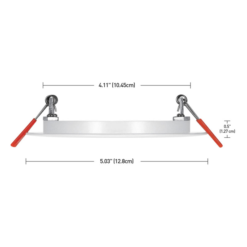 Ultra Slim Energy Star 4" White LED Canless Downlight