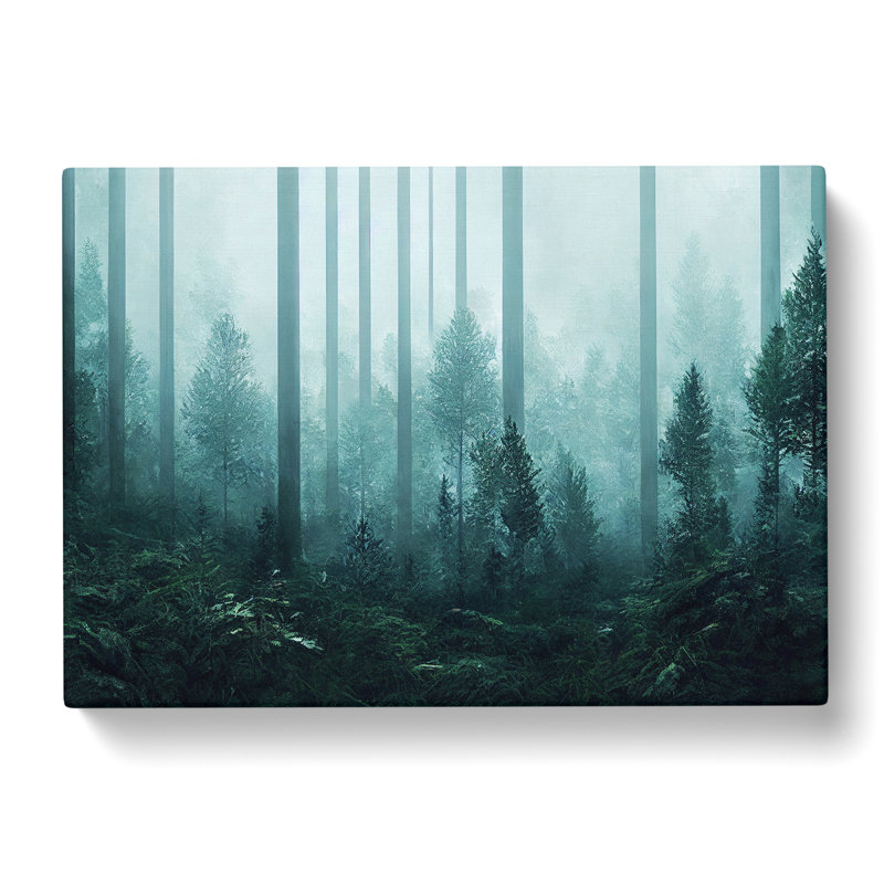 XXX-H1022-WF-7151X Pretty Forest - Wrapped Canvas Print, 35cm H x 50cm W x 3cm D