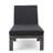 Puerta KD Chaise Lounge, Mixed Black Frame with Dark Grey Cushion-298386037
