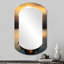 Spheres Of Stillness - Irregular Abstract Landscapes Assymetrical Modern Unique Wall Mirror-107247284