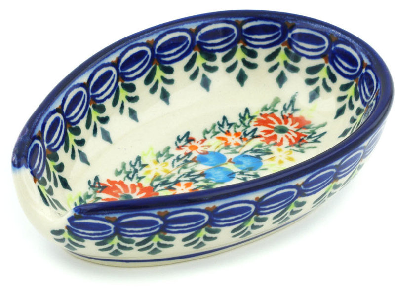 Lernig Ceramic / Porcelain Oval Spoon Rest