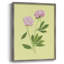 Pivoines en jaune II, reproduction encadrée - bois massif-635697384