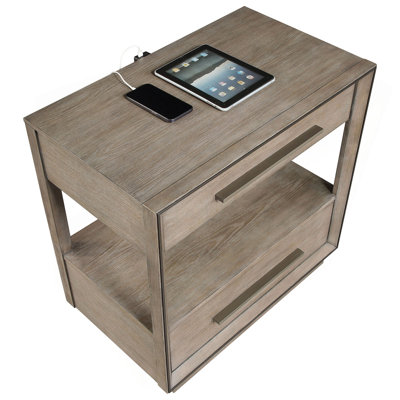 Table de chevet 2 tiroirs Prescott
