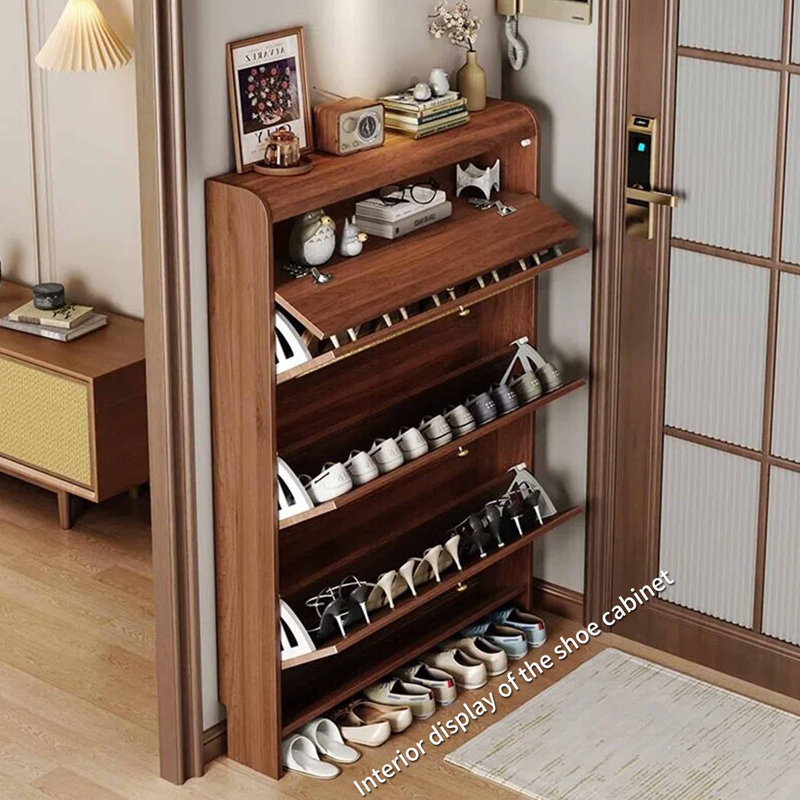 Armoire à chaussures de style italien, H 53,15 po x l 31,5 po x P 6,69 po