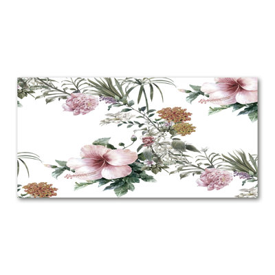 Floral Pattern - Wrapped Canvas Print
