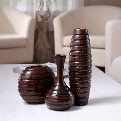 Burrier Wood Table Vase