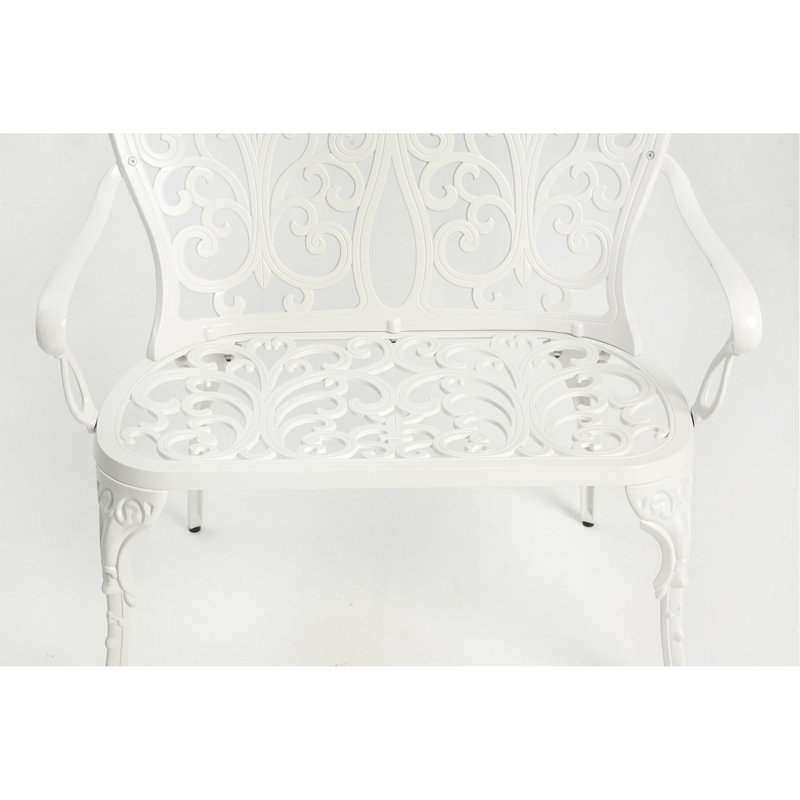 Banc en fonte d'aluminium