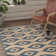 Lollar Blue/Cream Area Rug