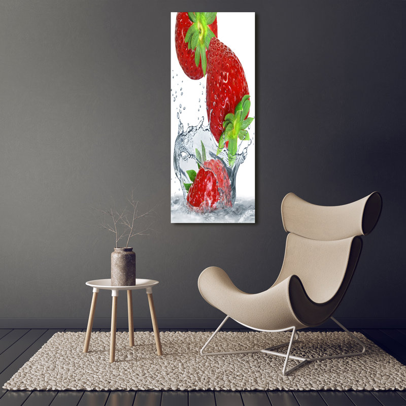 Strawberries - Wrapped Canvas Print