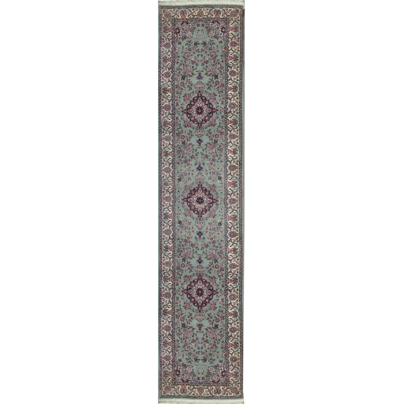 Wool Oriental Area Rug, Runner 2'6" x 12'