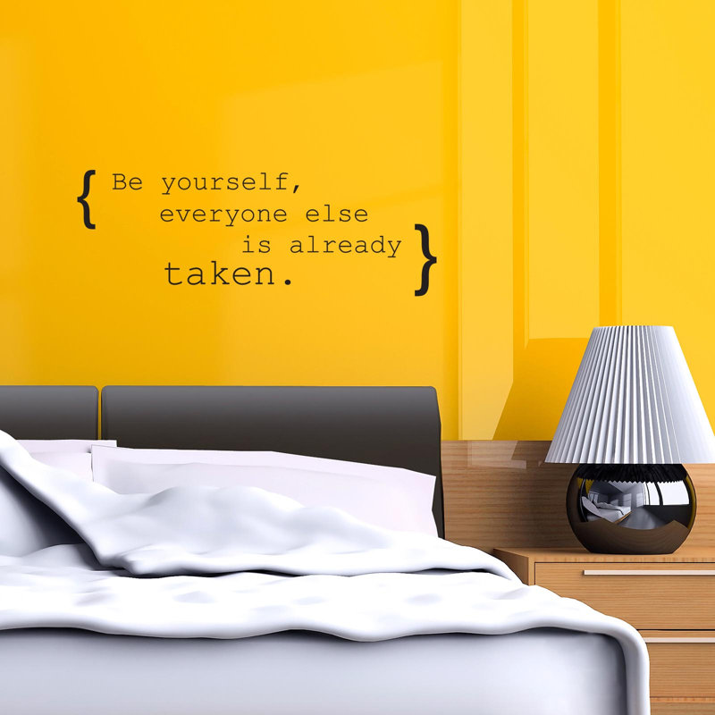 Text & Numbers Wall Decal