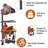 4 Tier Saddle Rack Wall Mount- Supports to 250LB