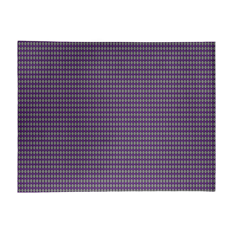 Tapis mauve classic diamants area, Rectangle 9 pi x 12 pi