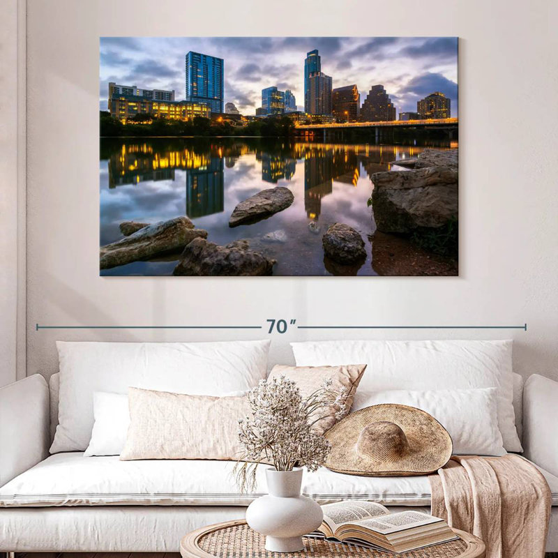 Sireci Austin City Reflection, 34" H x 51" W