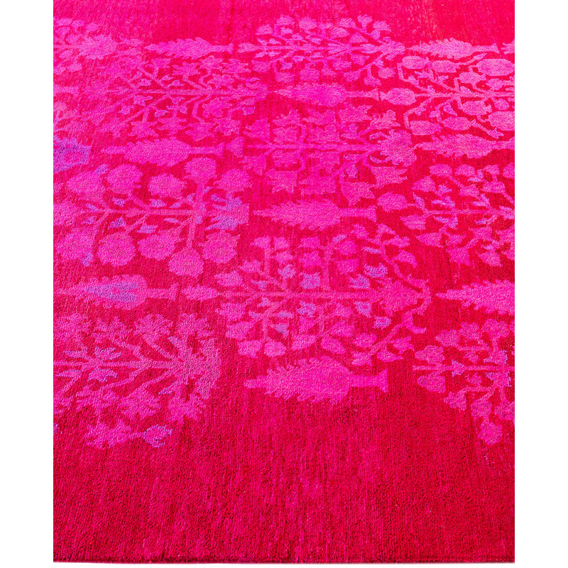 Overdyed One-of-a-Kind 4' 9" X 6' 10" Hand Knotted Area Rug