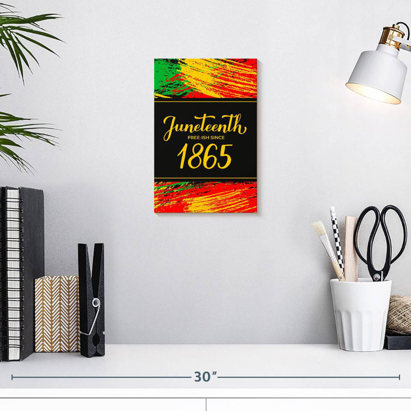 Lelend Celebrate Juneteenth, H 12 po x l 8 po