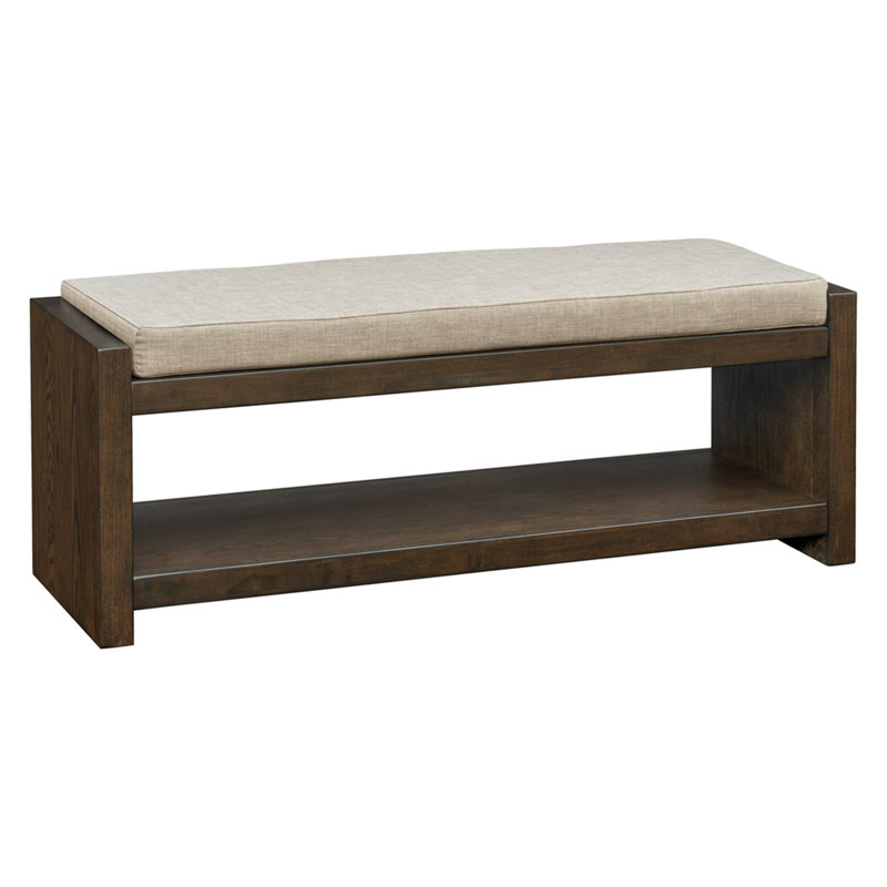 Banc d'appoint avec tablette inférieure
