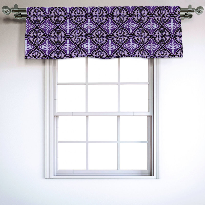 Sateen Ruffled Window Valance