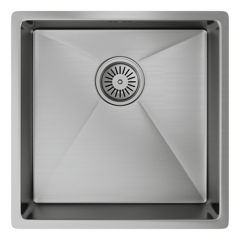Victorina Belfry Kitchen 440 mm W Single Bowl Stainless Steel Drop-In Kitchen Sink