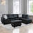 97'' Velvet Sofa-90409116