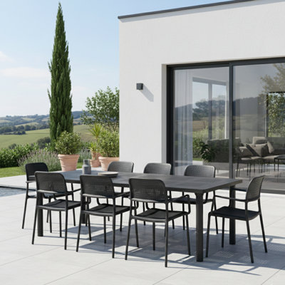 Leleifi Rectangular Outdoor Table Set