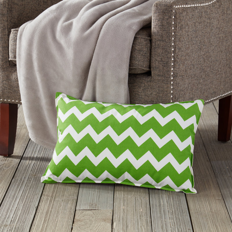 Indoor Rectangular Pillow Cover & Insert, Green