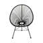 Chaise de patio d'extérieur en vinyle Acapulco avec cadre (ensemble de 2)-906572782