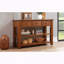 Console en bois de pin massif avec 3 tiroirs et 2 tablettes-699040742