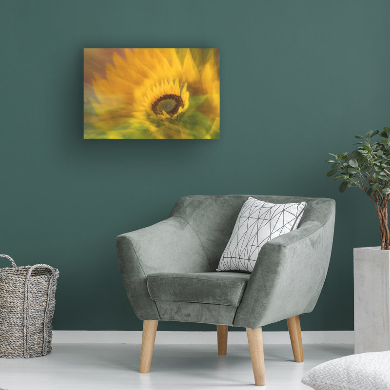 Art sur toile tournesol Bachelor Dirk Thies, H 12 po x l 19 po