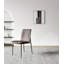Chaise de salle à manger en cuir à pattes pour chat Italian Minimalist Home-2053506560
