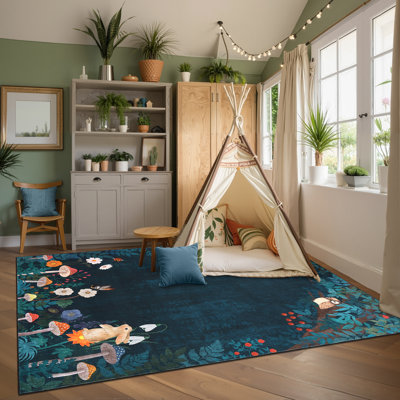 Mignon tapis lavable à la machine avec envers antidérapant et non délestable