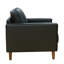 Fauteuil en cuir fleur l 32 po Armonni-690955706