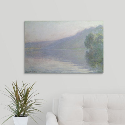 «La seine à Port Villez, 1894» par Claude Monet, reproduction d'art