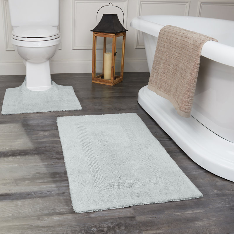 Ensemble de tapis de bain Edilio, Argent