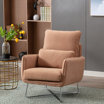 Fauteuil d'appoint en velours