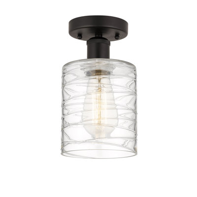 Anelise Glass Semi Flush Mount