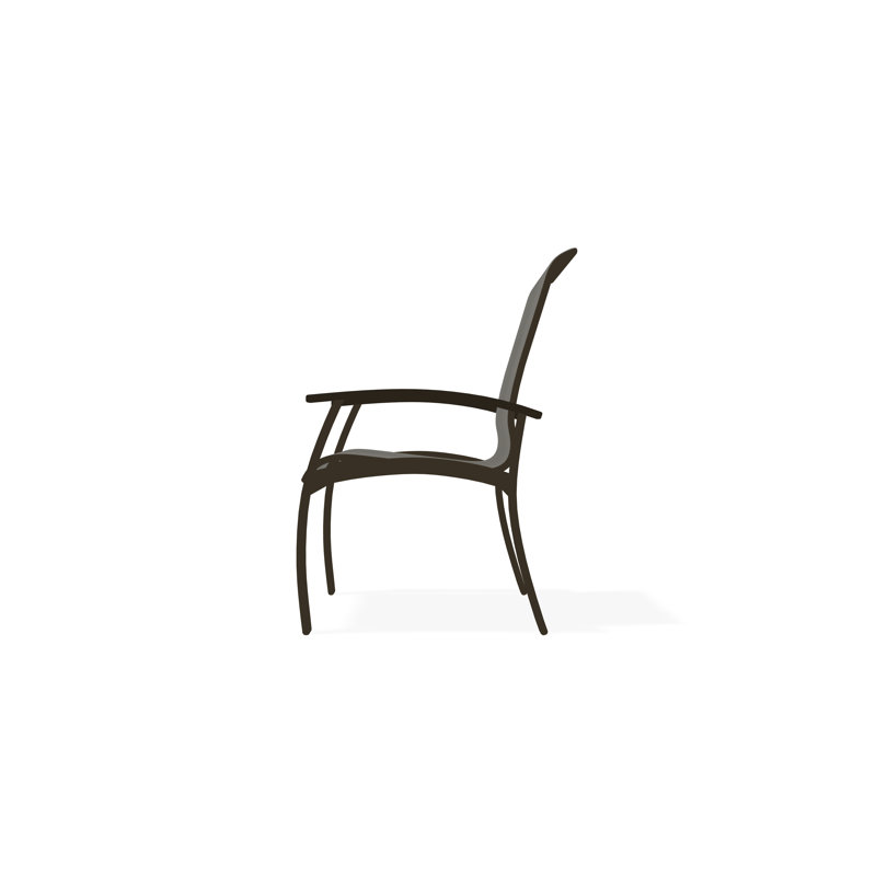 Belle Isle Outdoor Dining Chair, Augustine Oyster, Beachwood