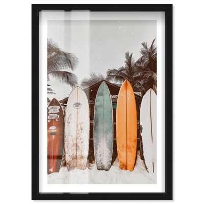 Reproduction encadrée de plage, plage, linux II, par Notoriart