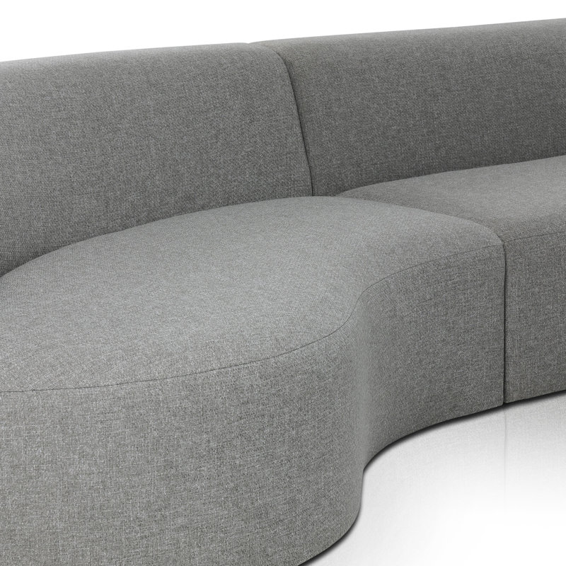 Crabill 104.25'' Wide Curved Aluminum Patio Sectional