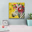  «Yellow Zebra» par Heather Gauthier, art mural sur toile, 12 po x 12 po-1690199619