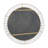 Andre Solid Wood Circle Wall Mirror