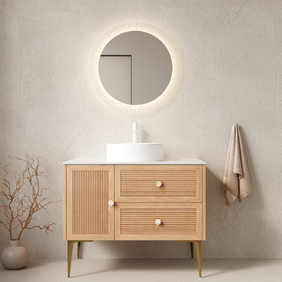 Meuble-lavabo de salle de bain avec lavabo
