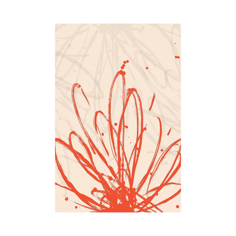 Mandarin Burst Ii by L. Hewitt - Wrapped Canvas Gallery-Wrapped Canvas Giclée, 66.04 cm H x 45.72 cm W x 3.175 cm D