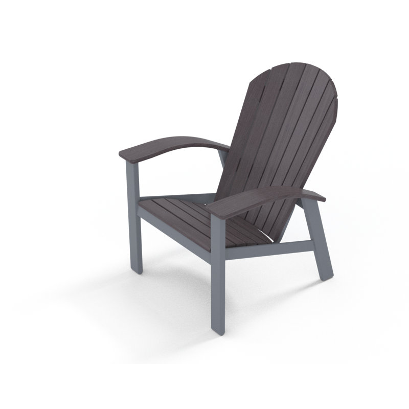 Augusto Outdoor Adirondack Chair, Boardwalk, Kona