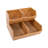 Bamboo Stackable Bin Organizer